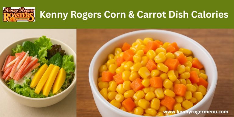Kenny Rogers Corn & Carrot Dish Calories