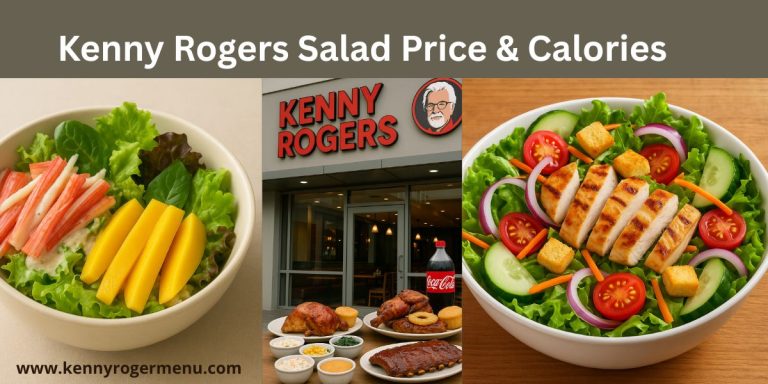 Kenny Roger Salad Price with Calories