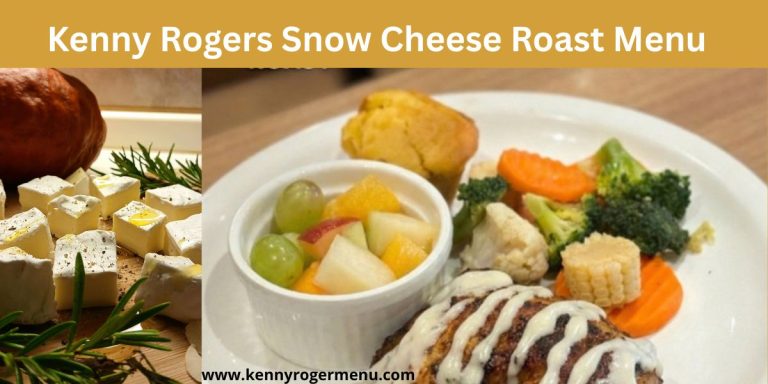 KRR Snow cheese Roast menu