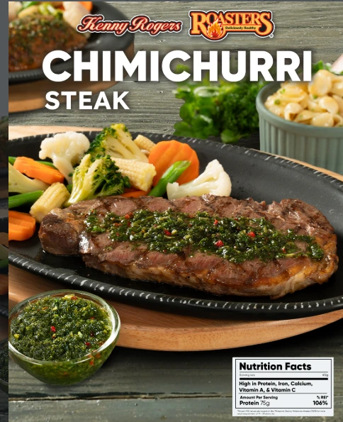 KRR Chimichurri Steak Price and Menu